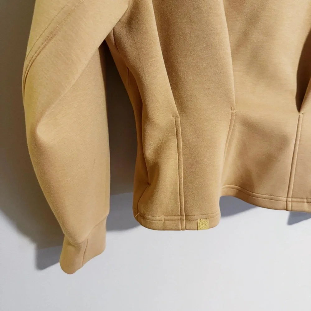Lululemon - Tan Peplum Sweater